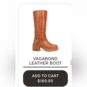 Vagabond Women's Brown Leather Heeled Boots